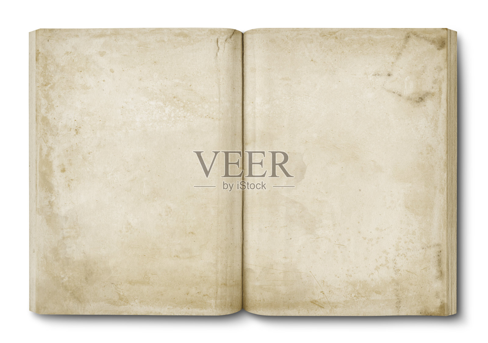 带污迹的旧翻开书照片摄影图片