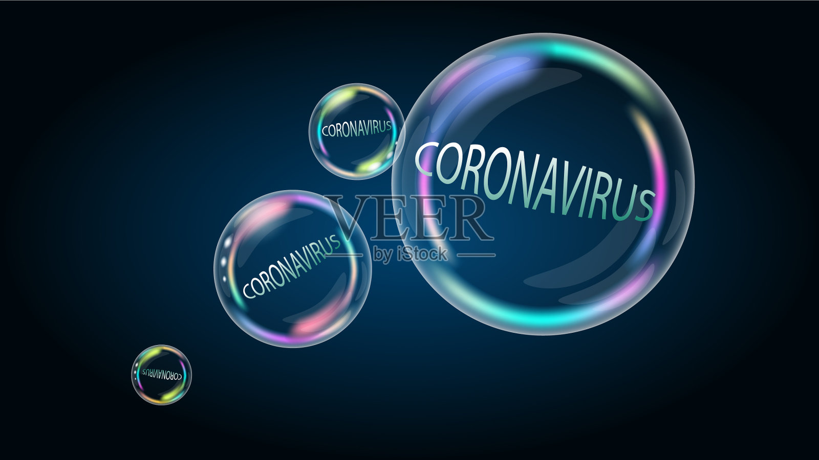 冠状病毒COVID-19是一个膨胀的问题插画图片素材