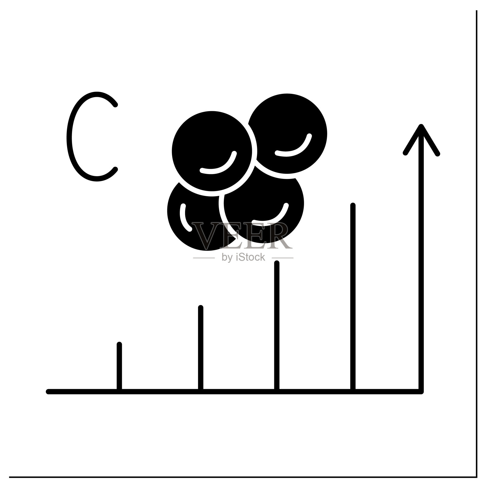 胆固醇含量字形图标图标素材