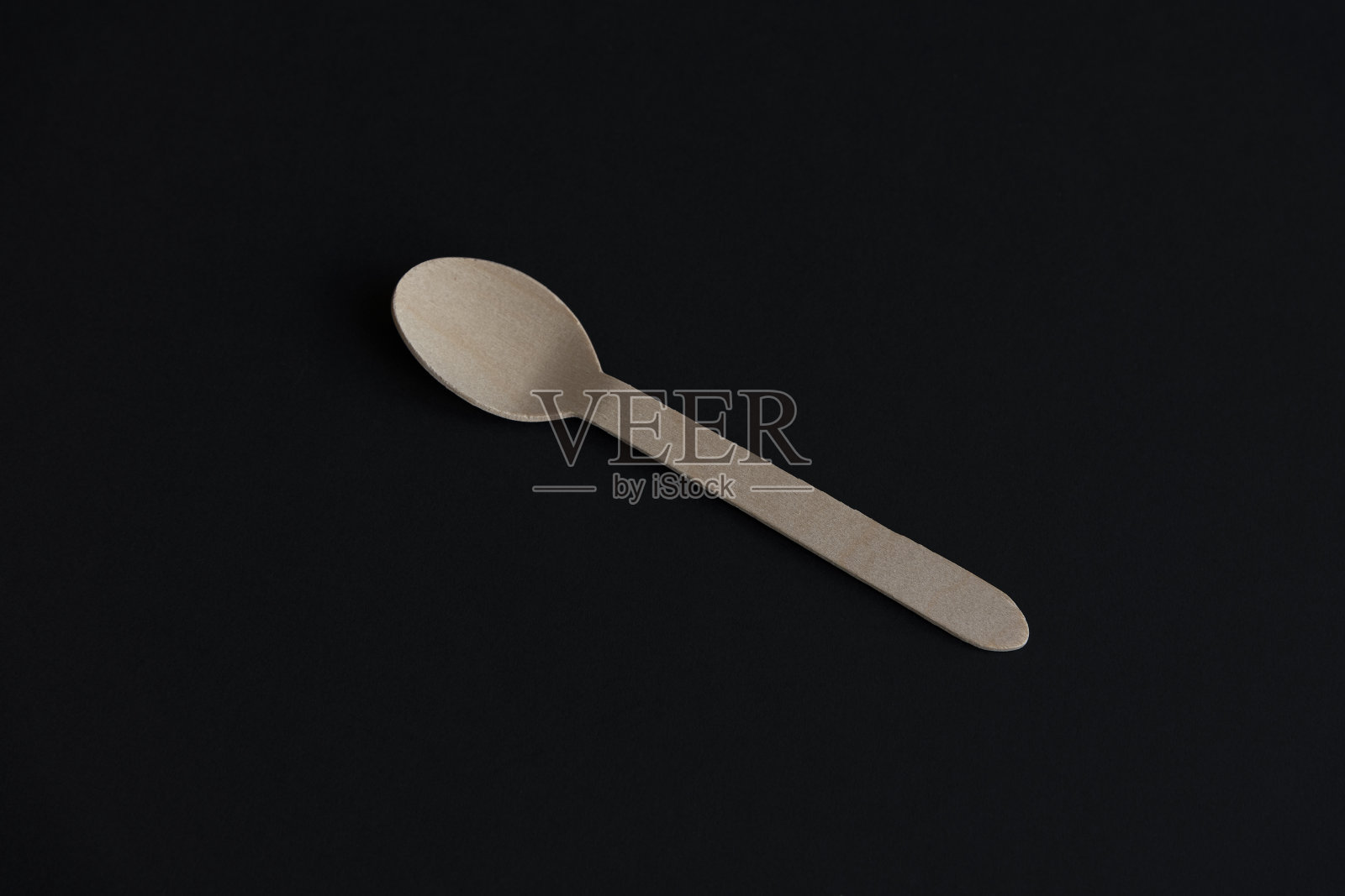 木制一次性勺子照片摄影图片