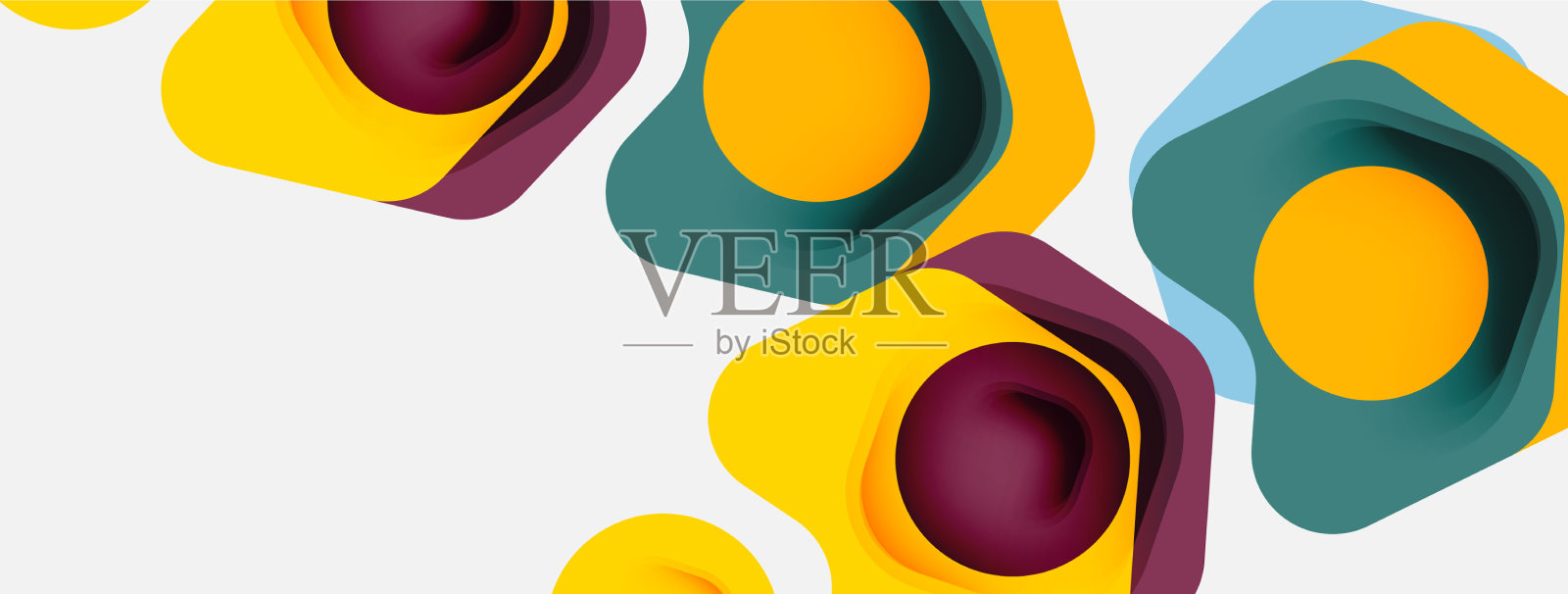 箭头抽象背景插画图片素材