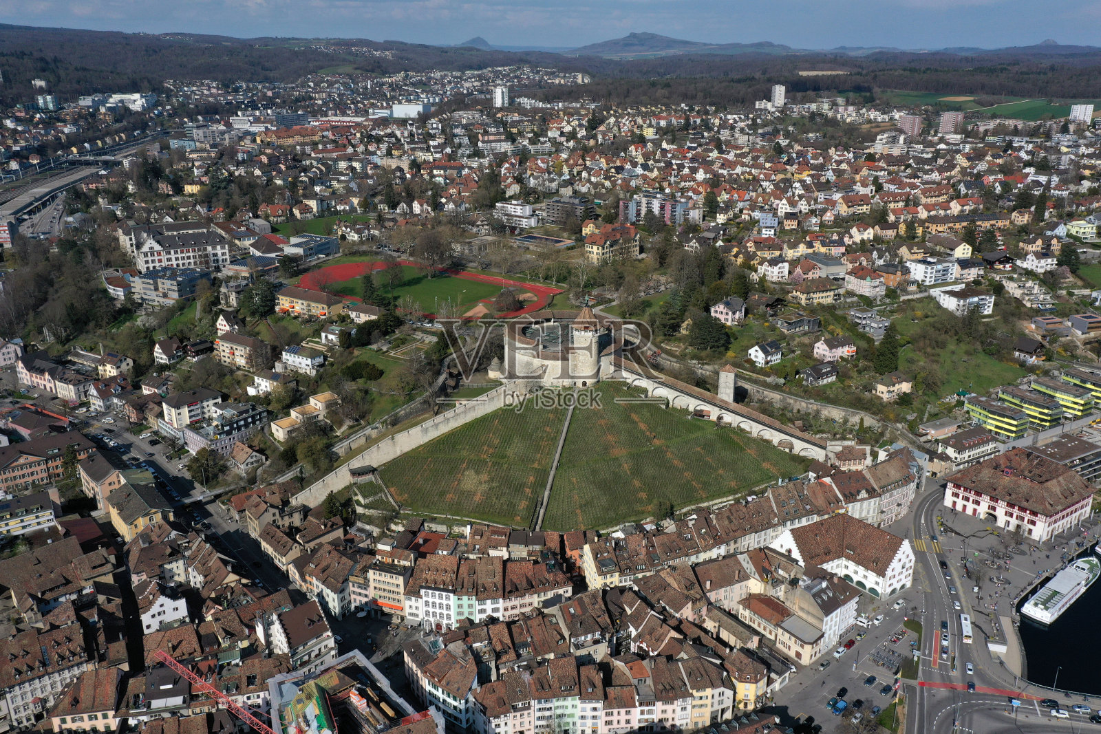 与Munot Schaffhausen照片摄影图片