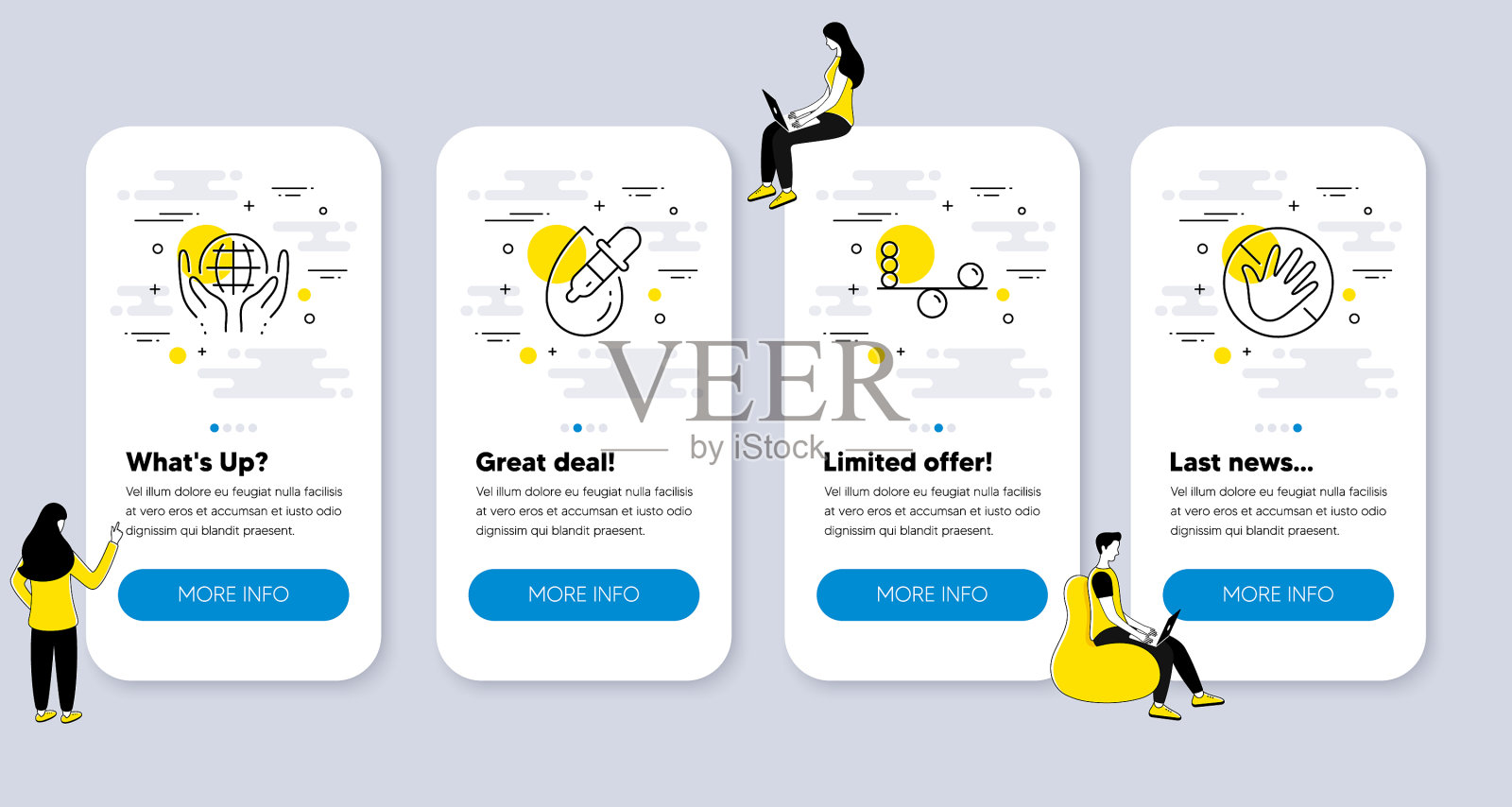 一组医疗保健图标，如眼药水图标素材