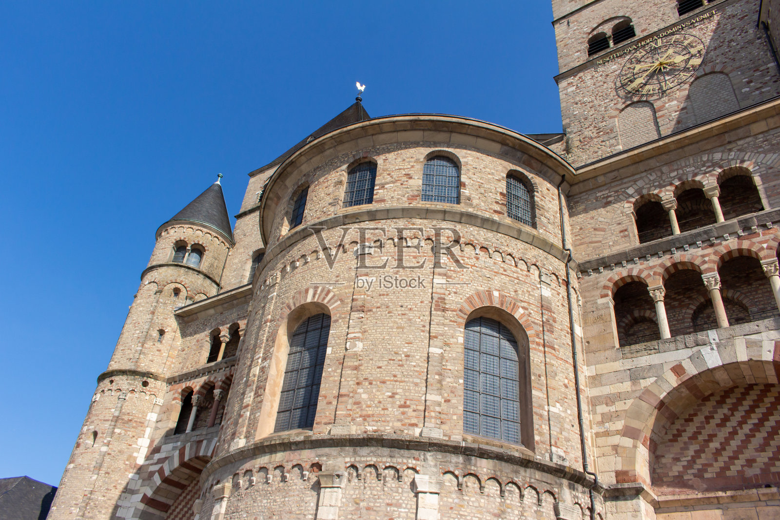 特里尔圣母教堂的外部建筑照片摄影图片