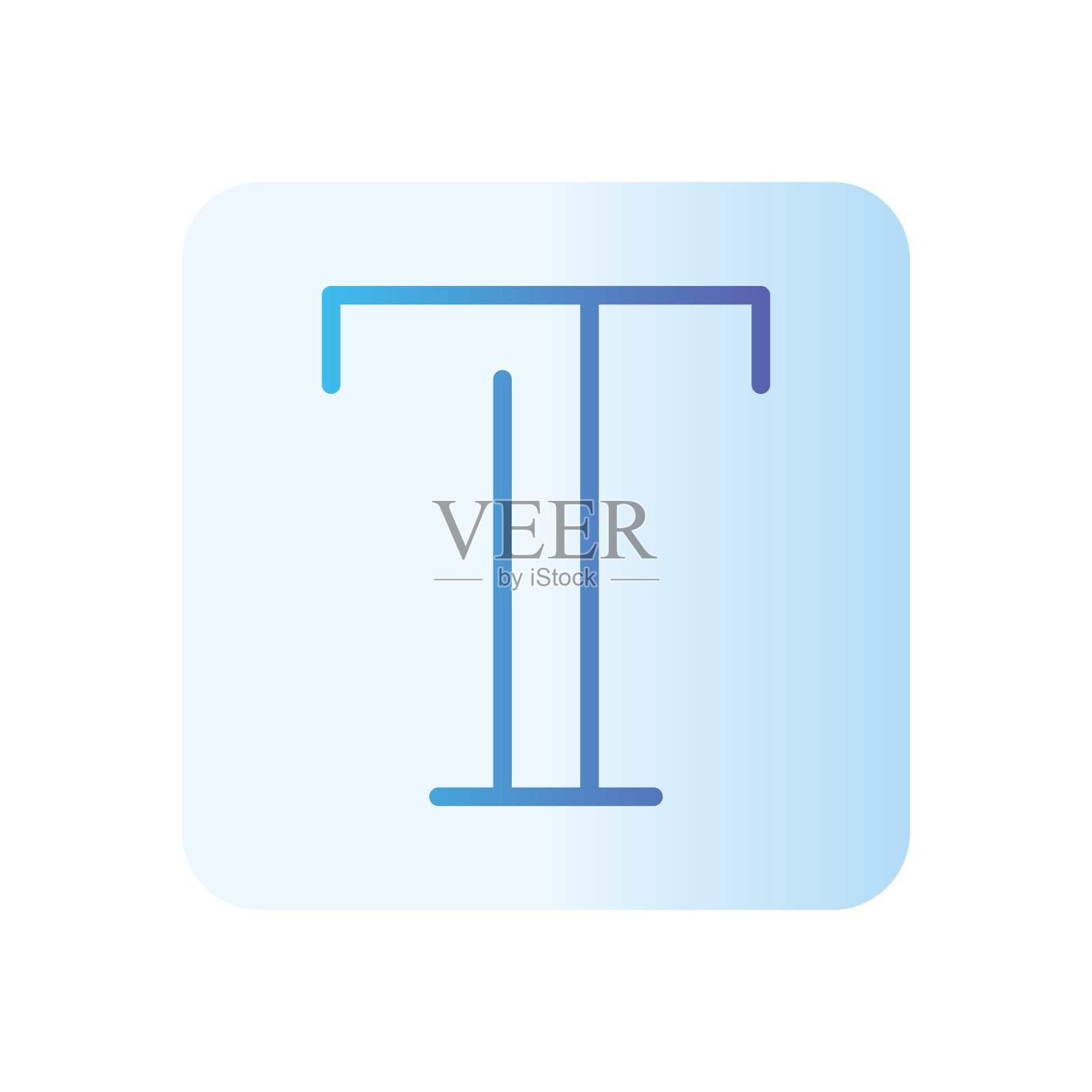 在白色背景上输入渐变图标图标素材