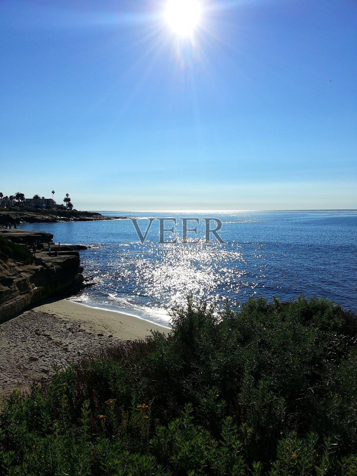 拉霍亚悬崖照片摄影图片