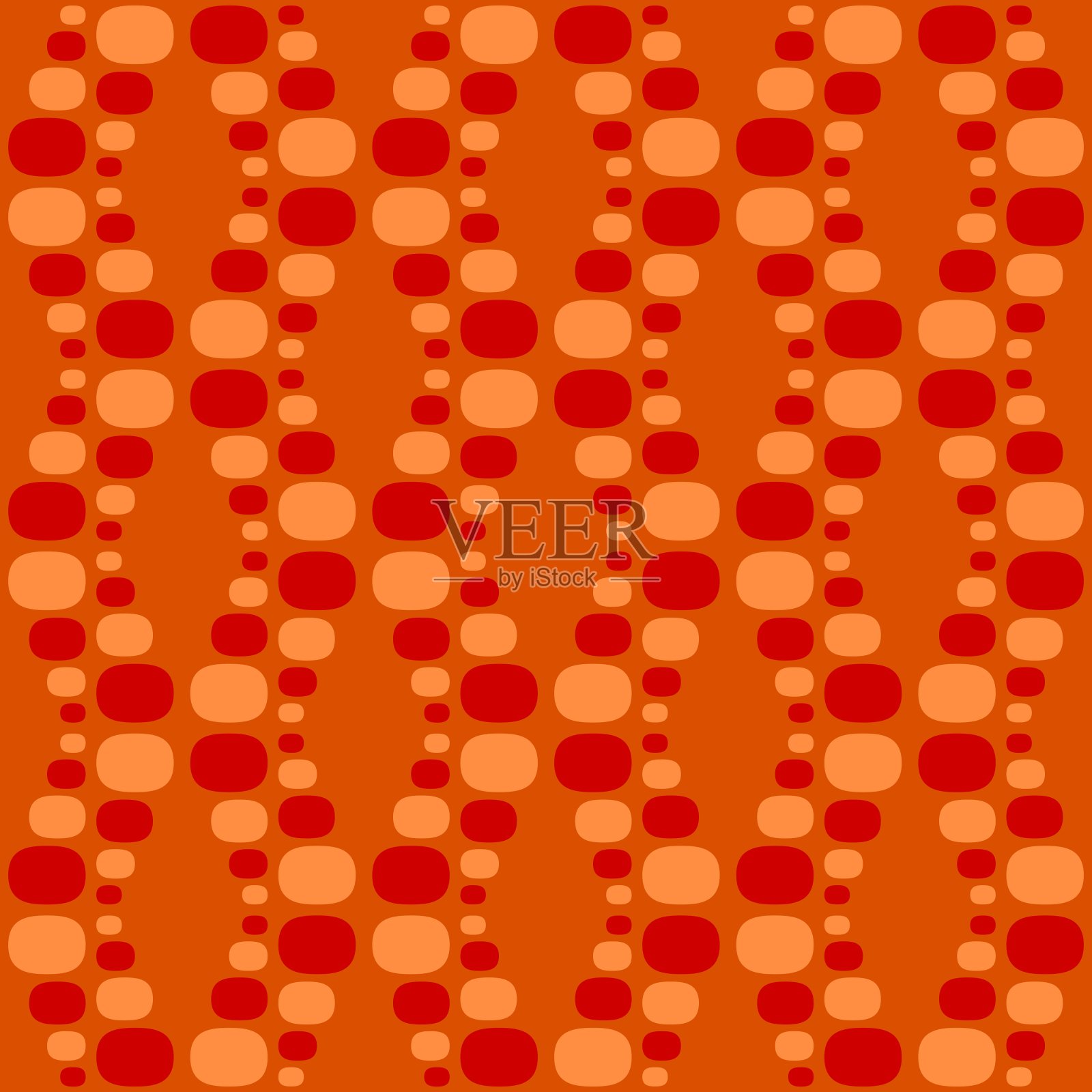 圆角抽象无缝模式-强调任何表面。插画图片素材