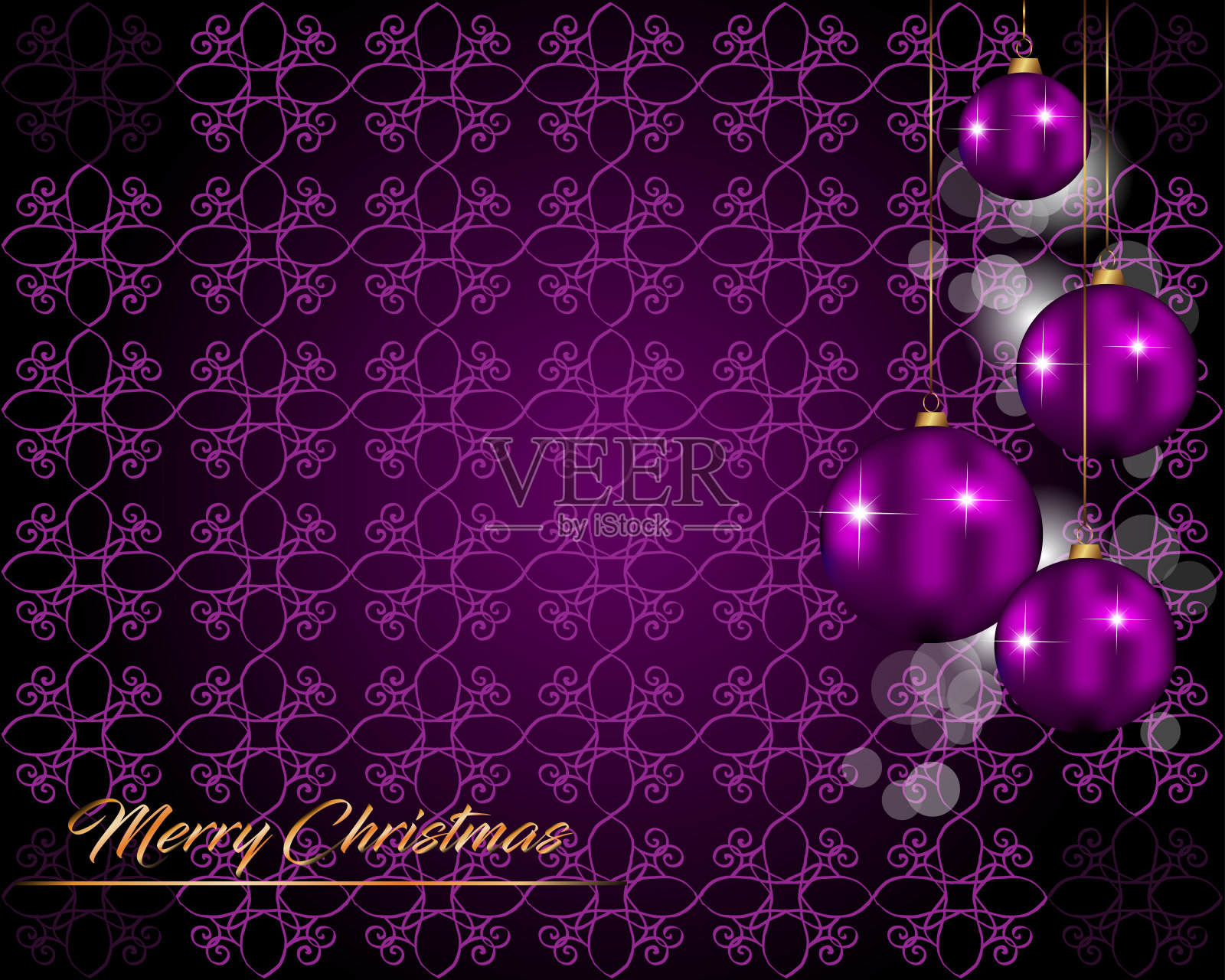 2022优雅的圣诞快乐背景为您的封面或卡片。插画图片素材