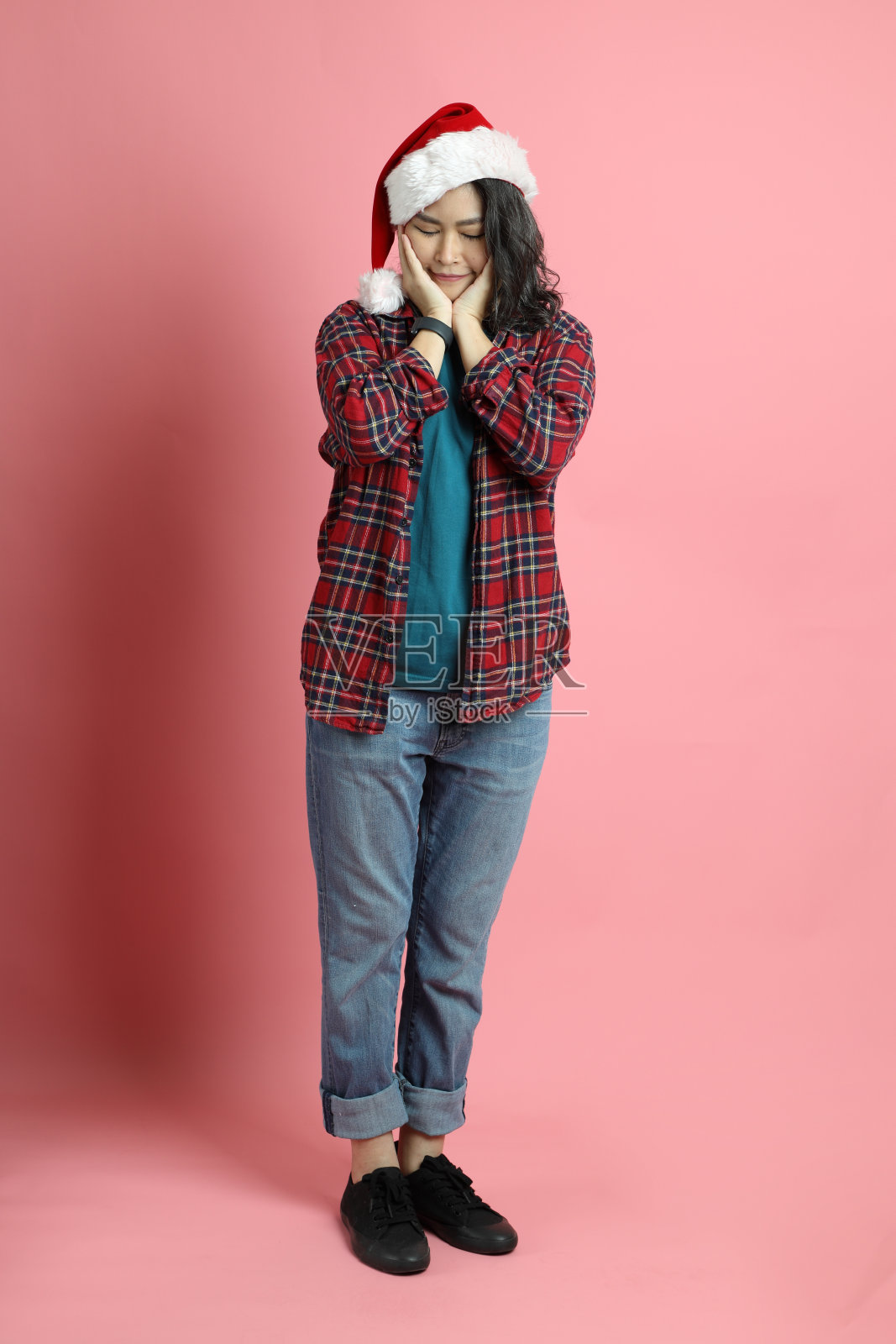 圣诞快乐女孩照片摄影图片