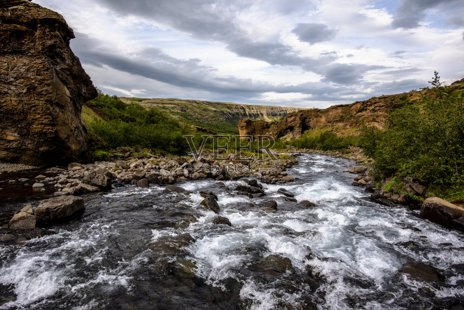 2021 08 09西冰岛Botnsá河照片摄影图片