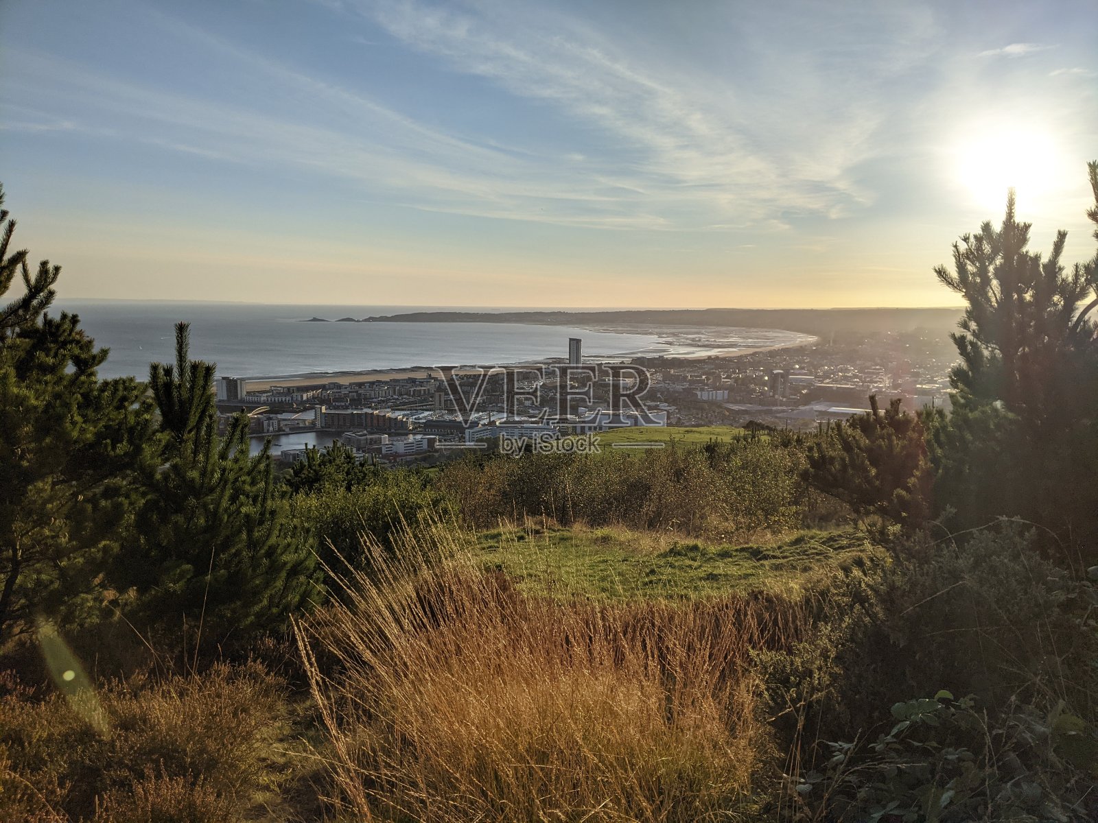 斯旺西的观点照片摄影图片