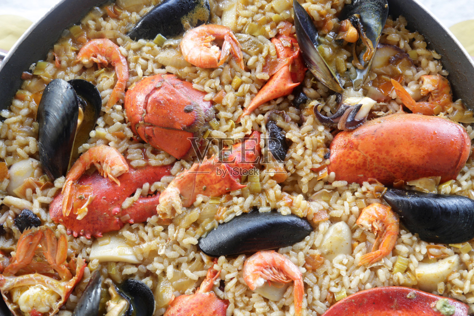海鲜饭照片摄影图片