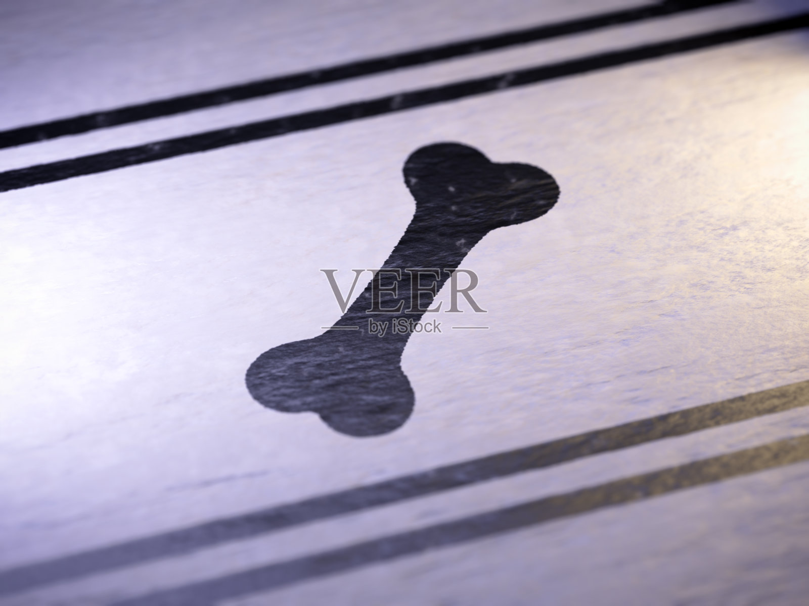 骨图标作为邮票在纸上。照片摄影图片