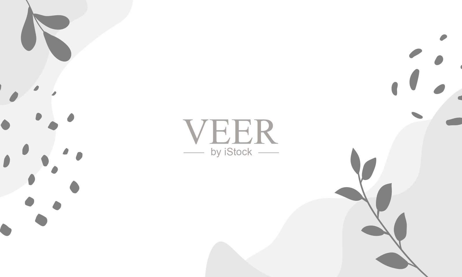 美丽的自然背景矢量设计插画图片素材