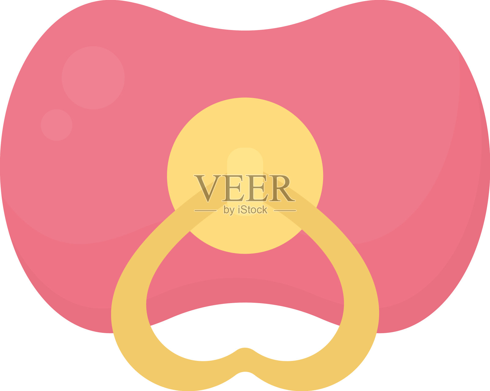 粉红色的奶嘴图标图标素材