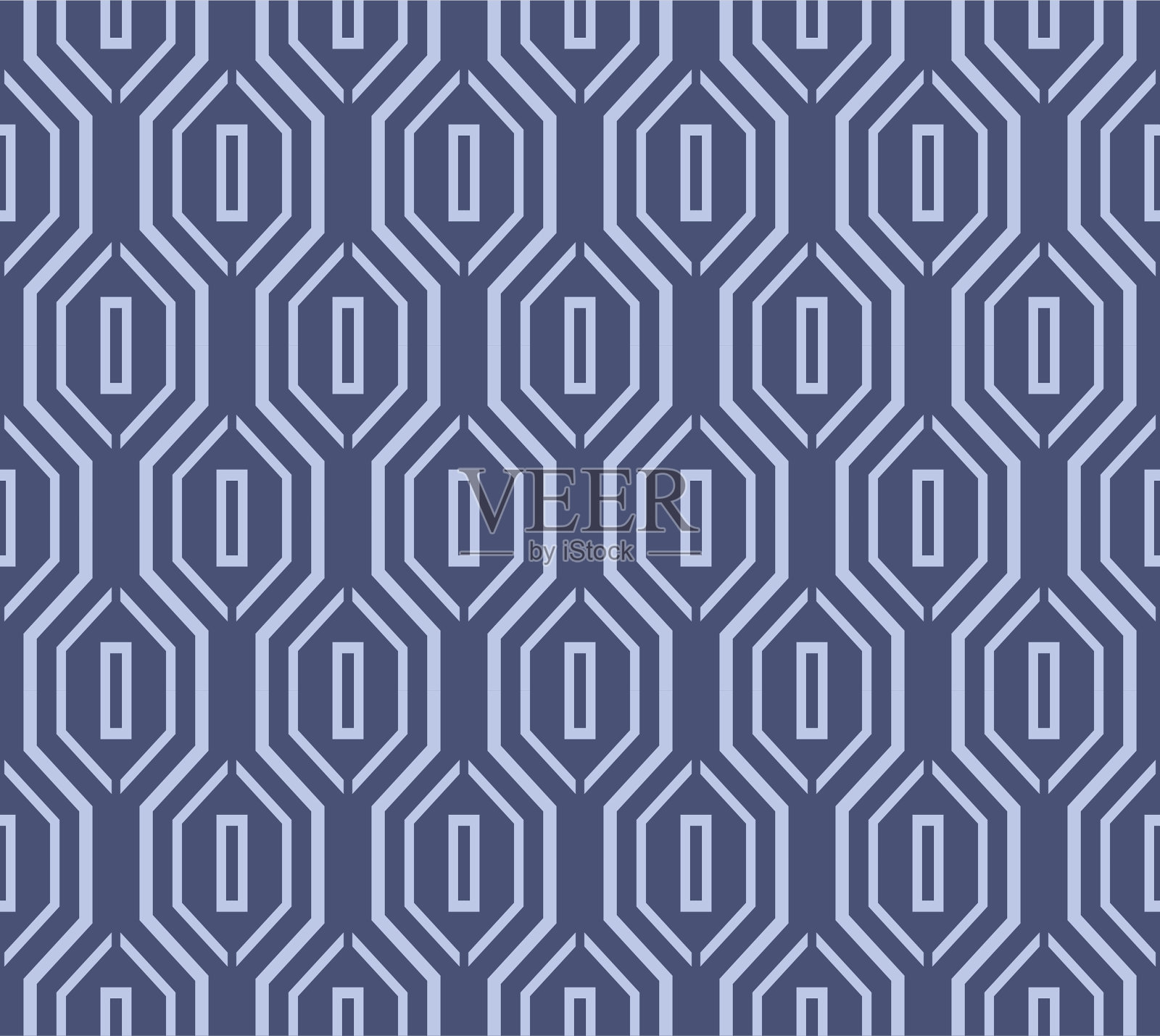 日本六边形之字形矢量无缝图案插画图片素材