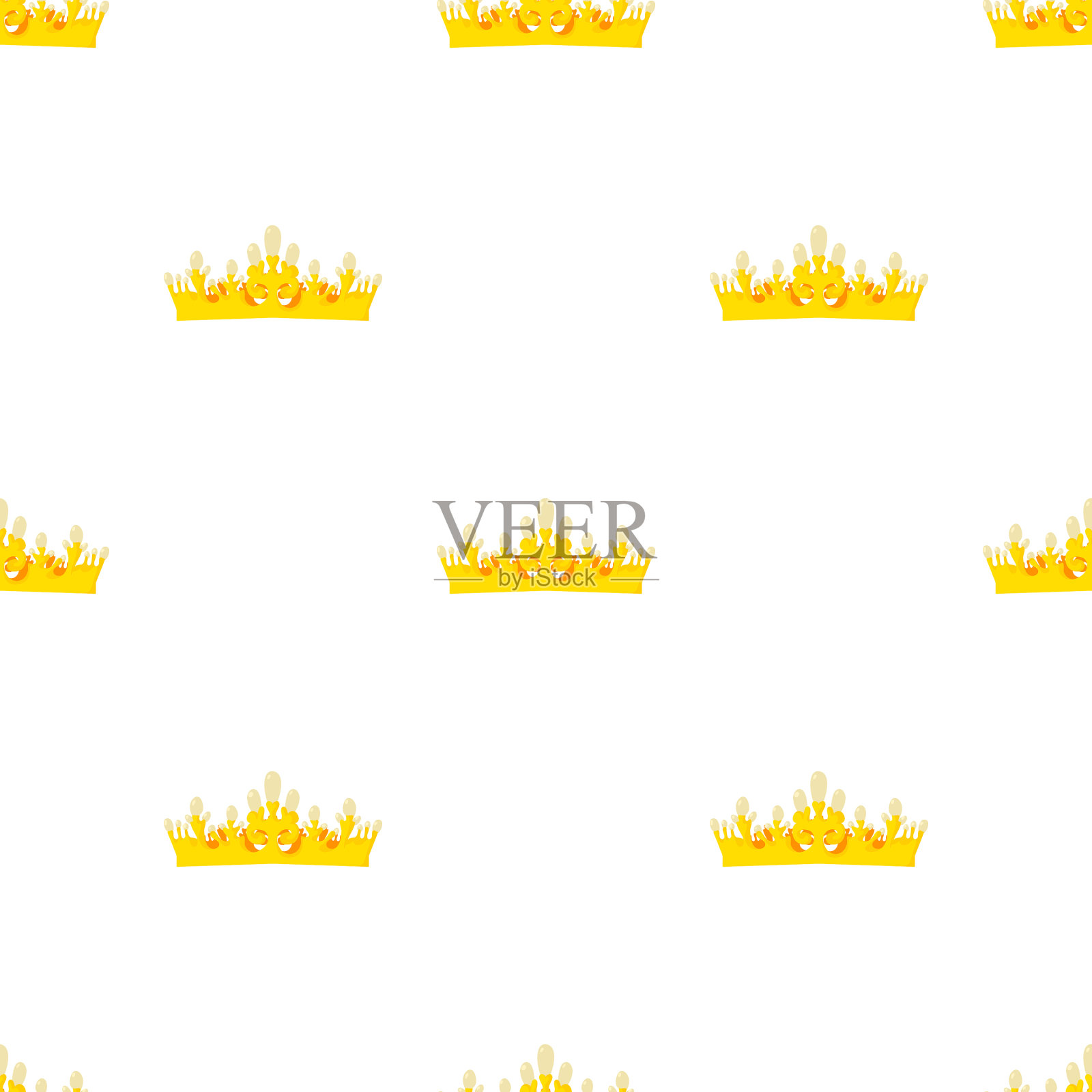 花环模式无缝插画图片素材