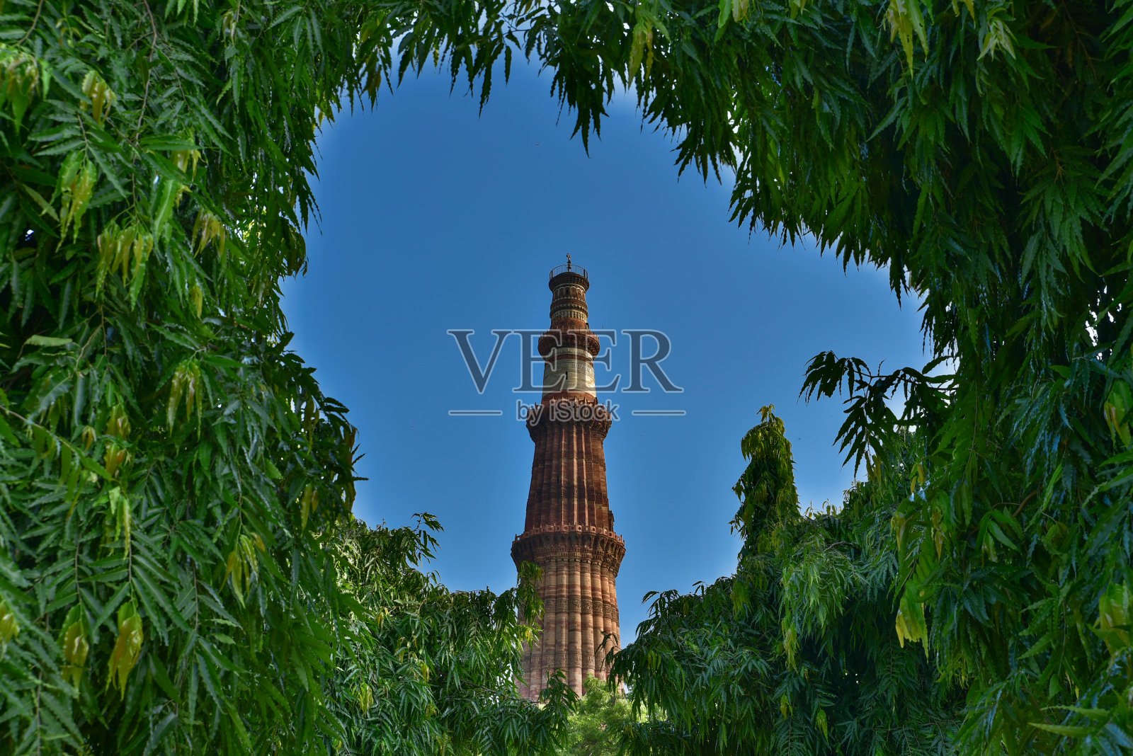 库特米纳尔，联合国教科文组织世界遗产，位于印度新德里照片摄影图片