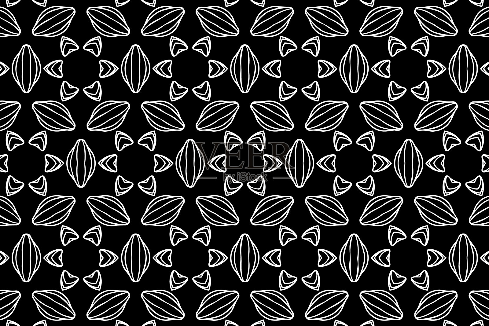 复古的民族图案，几何简约的装饰。封面设计，旗帜在东方，亚洲，印度尼西亚，墨西哥，阿兹特克风格。黑白色的模板,插画图片素材