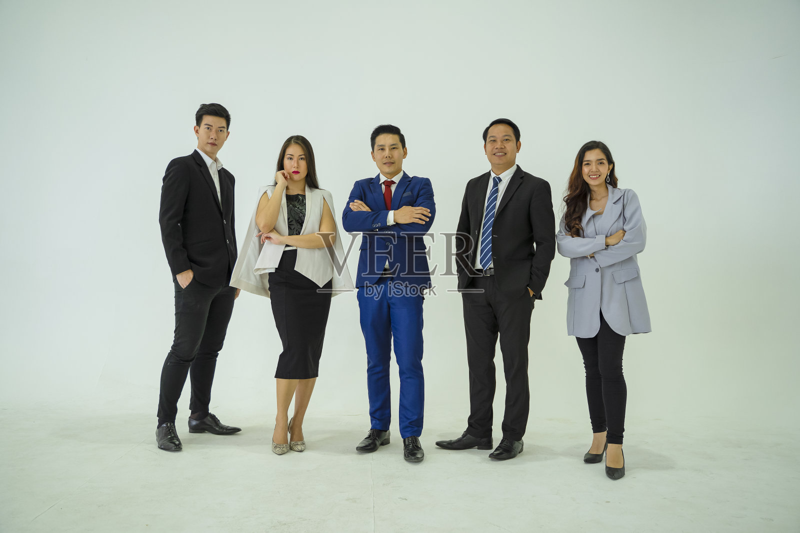 白领的敬业和会议。照片摄影图片