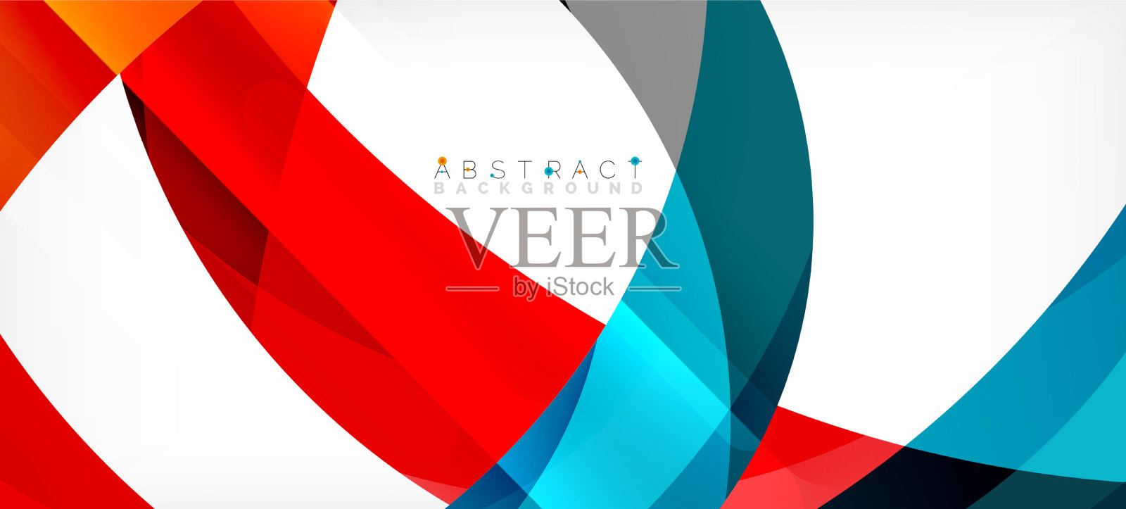 颜色圈形状最小的几何背景插画图片素材