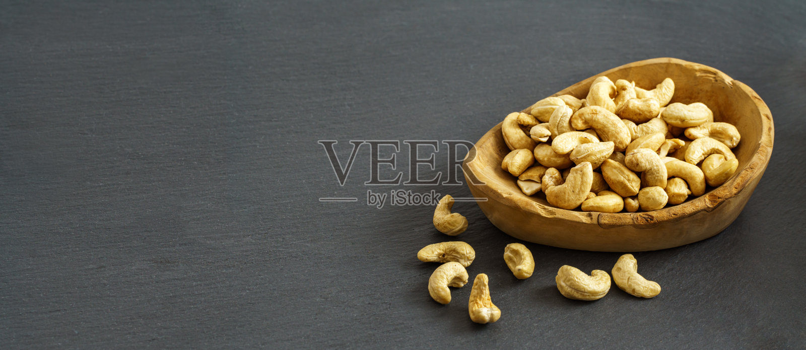 一碗腰果，有复印空间照片摄影图片