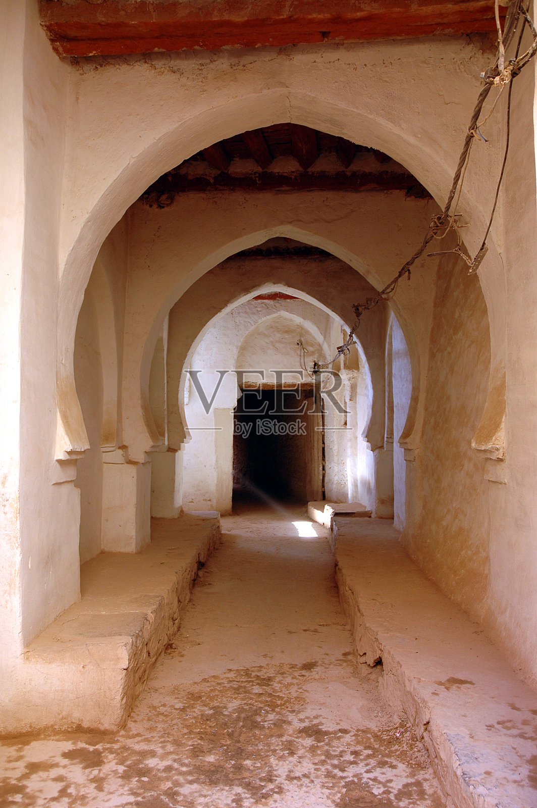 摩洛哥东南部Figuig的棕榈树林照片摄影图片