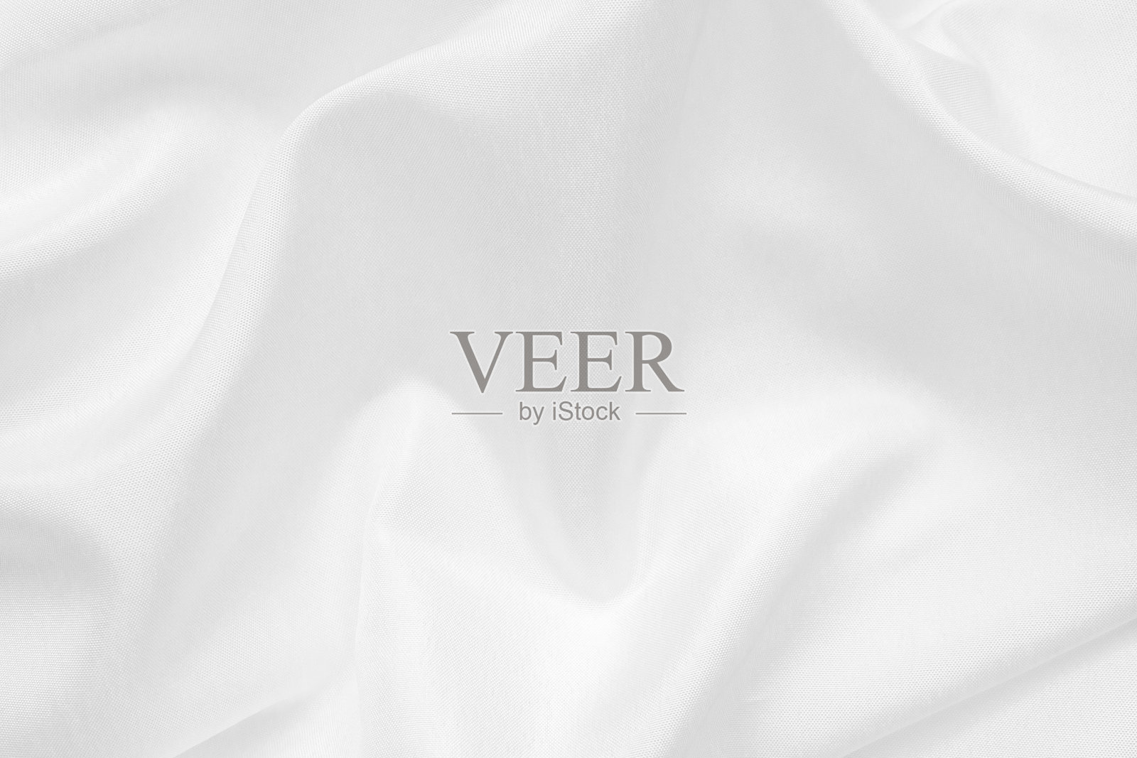 抽象的白色织物与软波纹理背景照片摄影图片