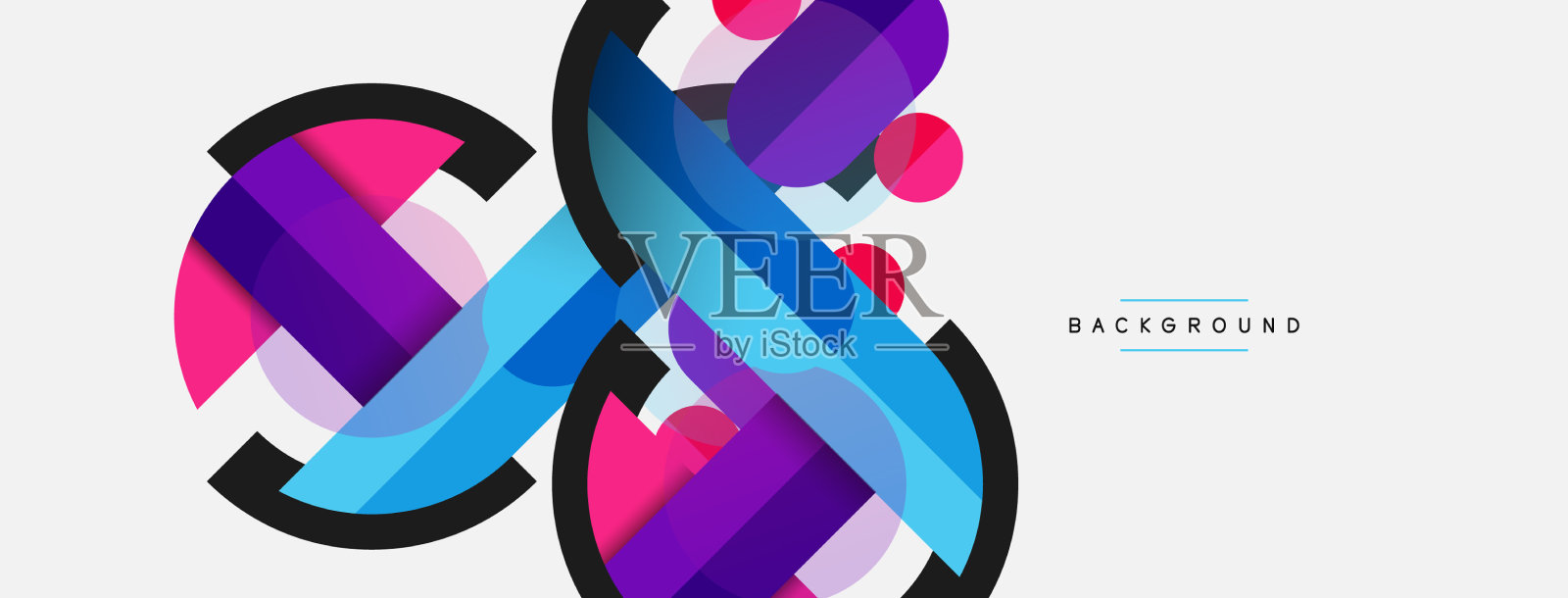 几何形状构成抽象的背景插画图片素材