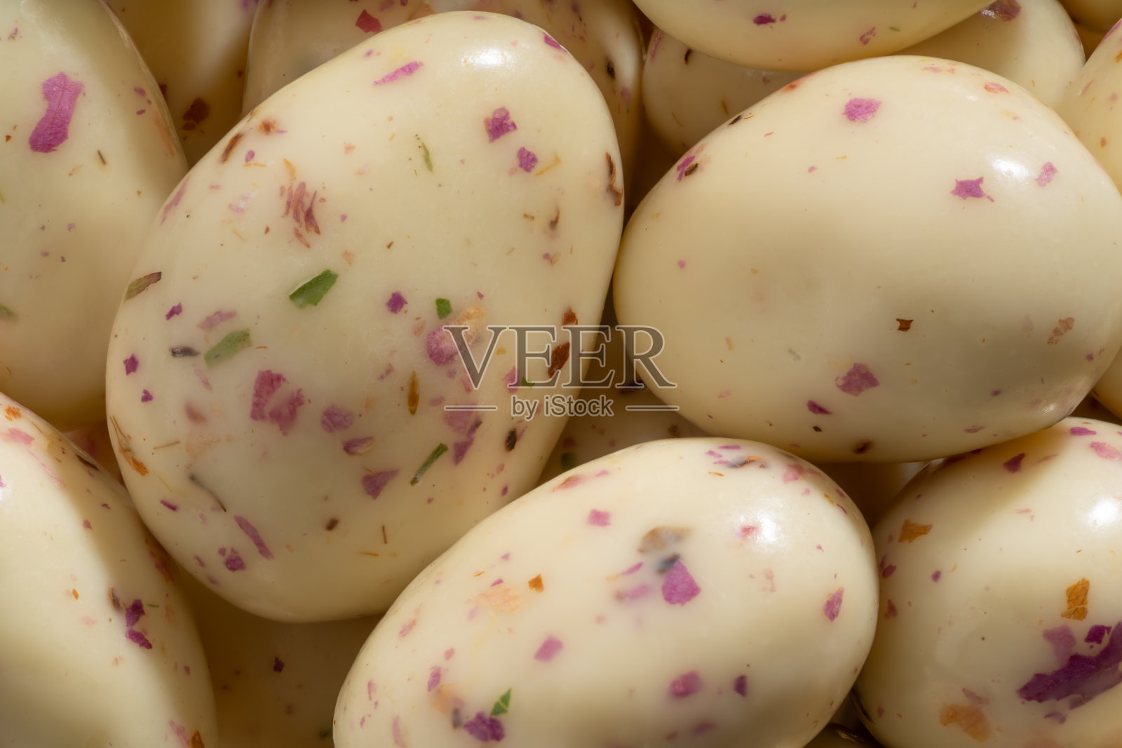 巧克力杏仁的特写镜头照片摄影图片