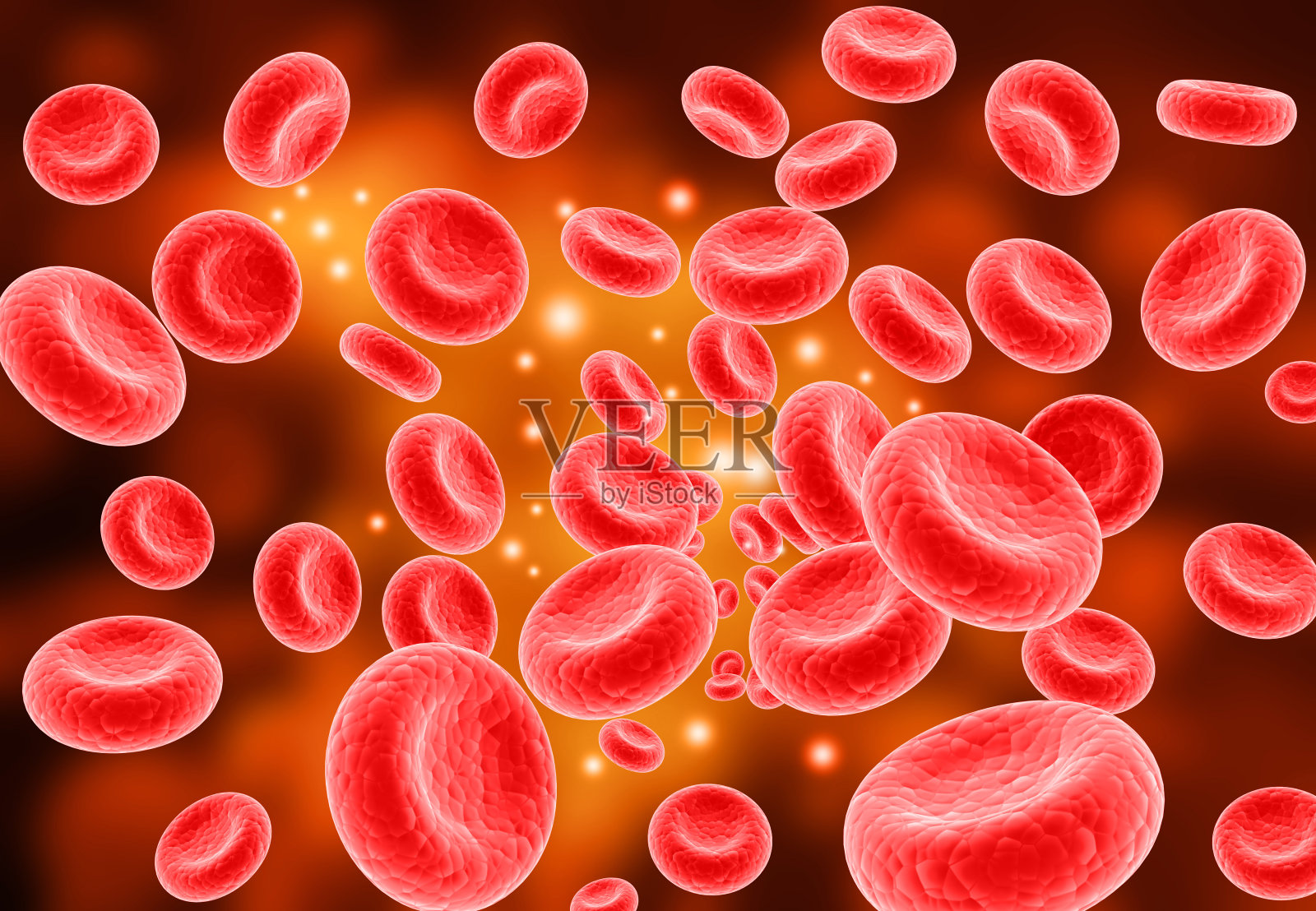 红细胞，抽象的科学概念照片摄影图片