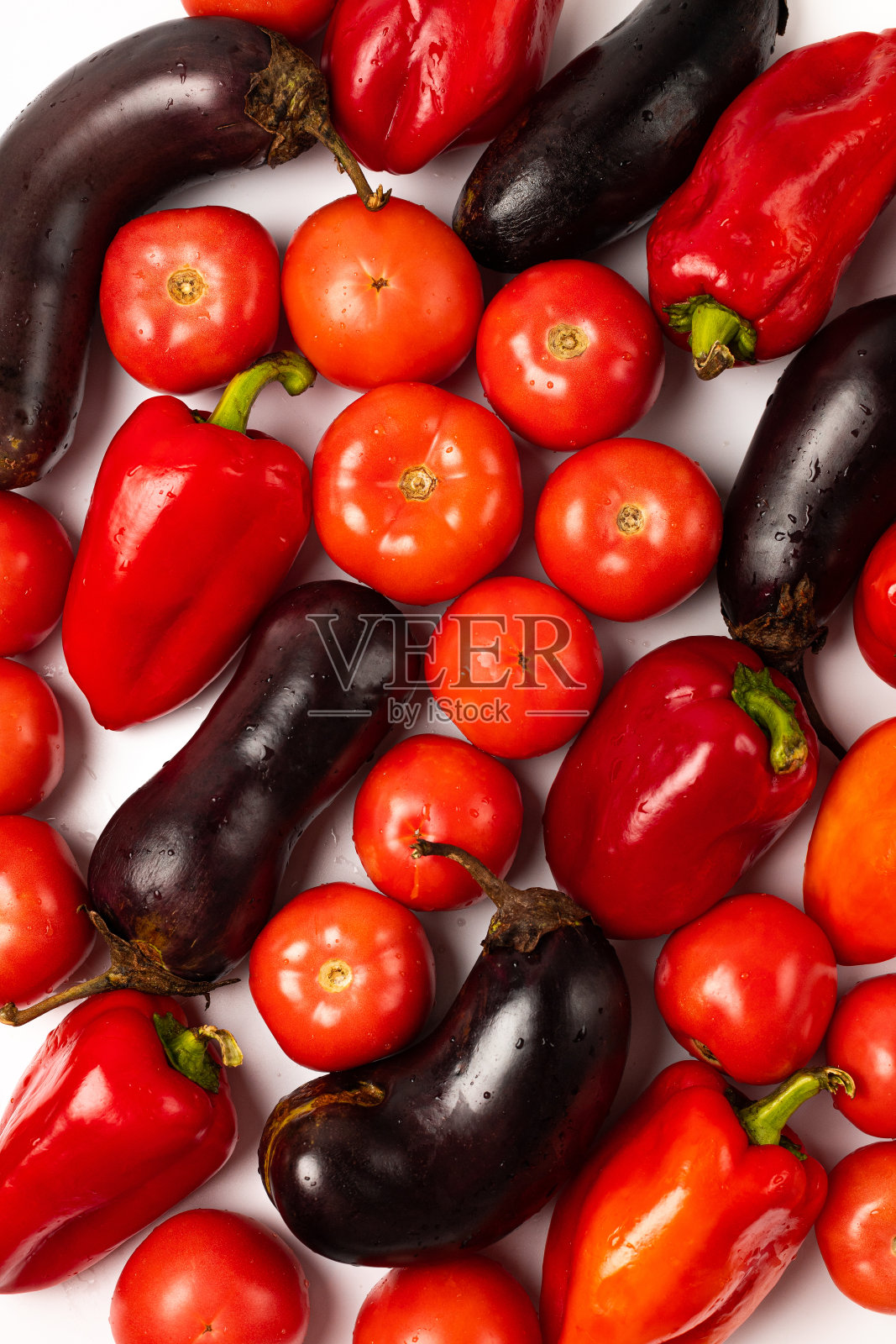 新鲜蔬菜背景顶部视图照片摄影图片