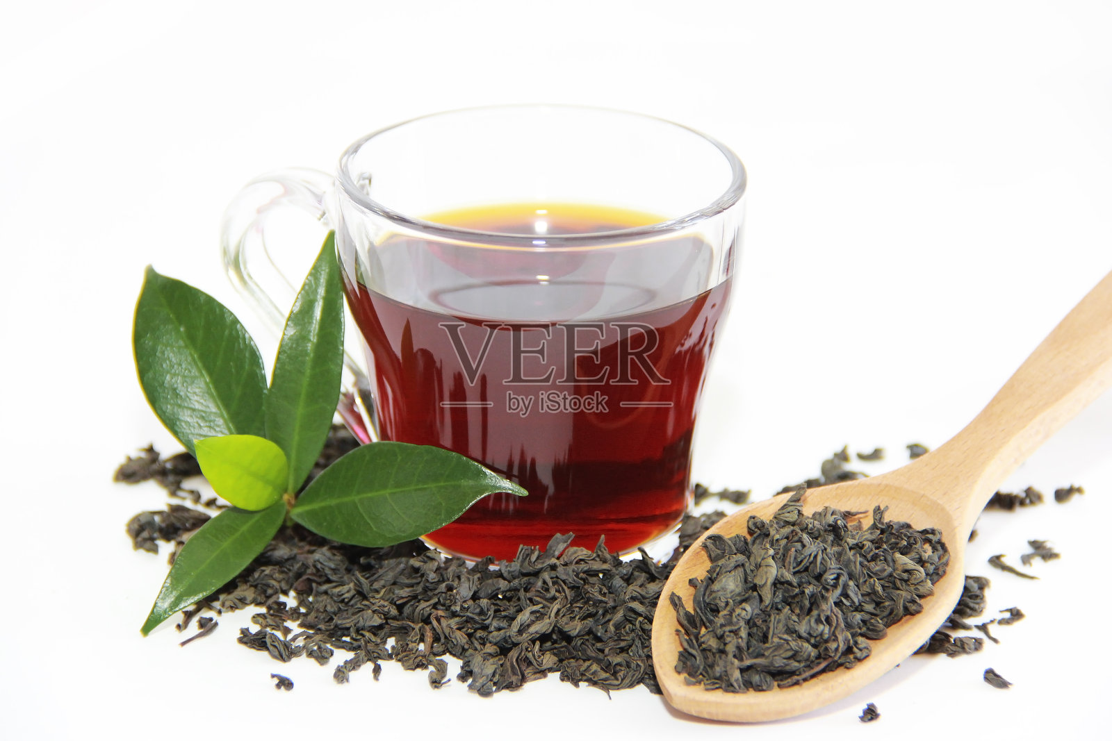 玻璃杯里的红茶照片摄影图片