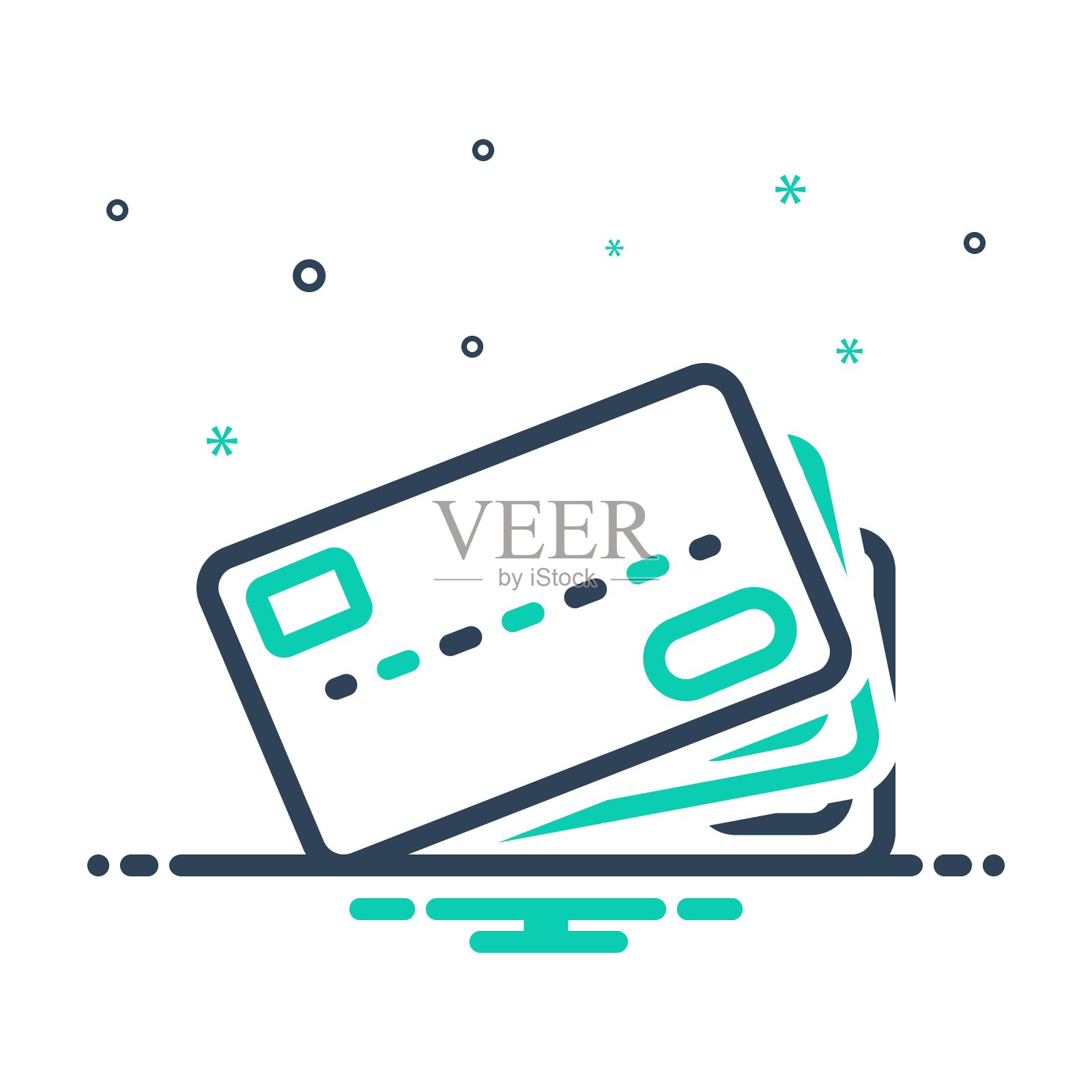 信用卡插画图片素材