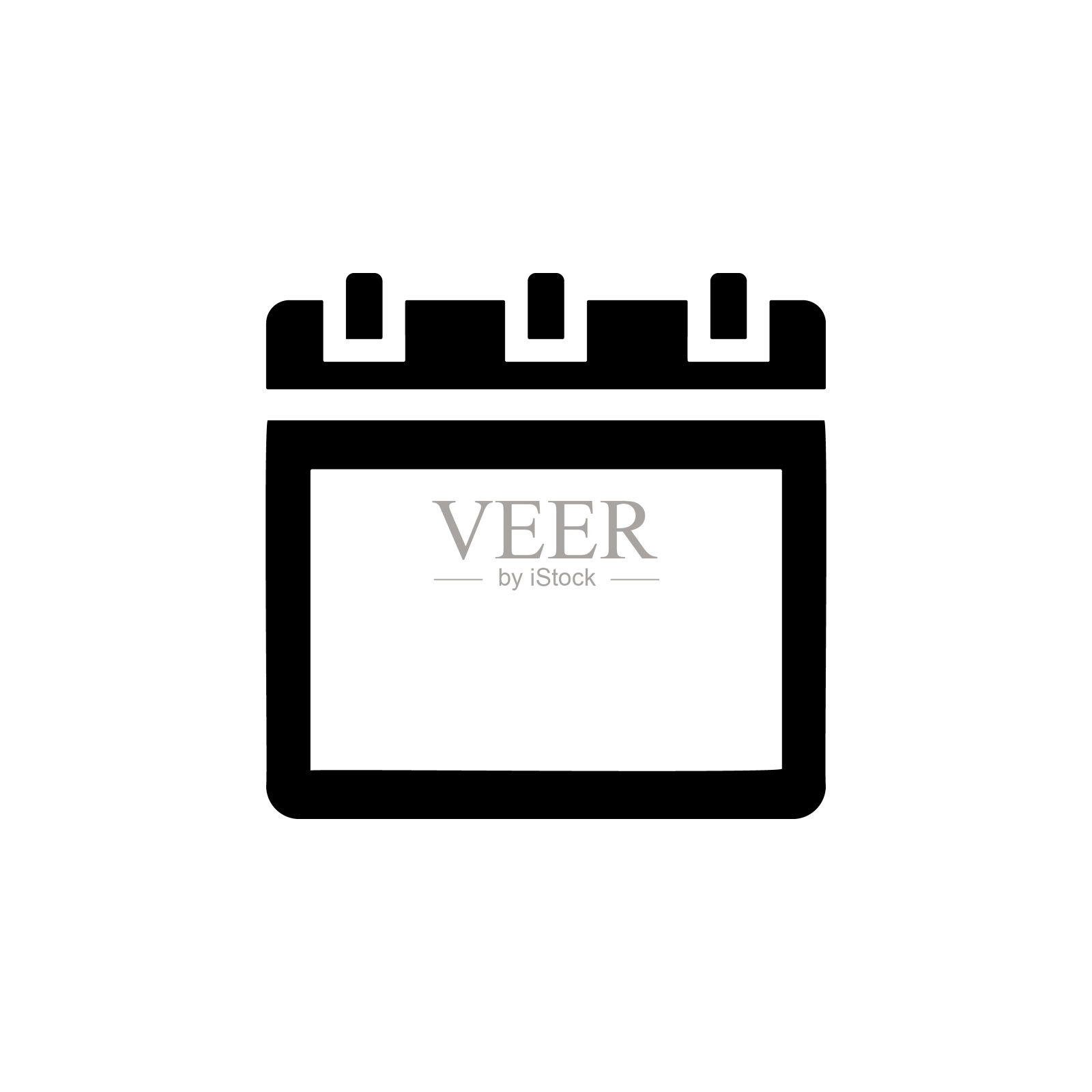 日历矢量剪辑艺术隔离在白色背景插画图片素材