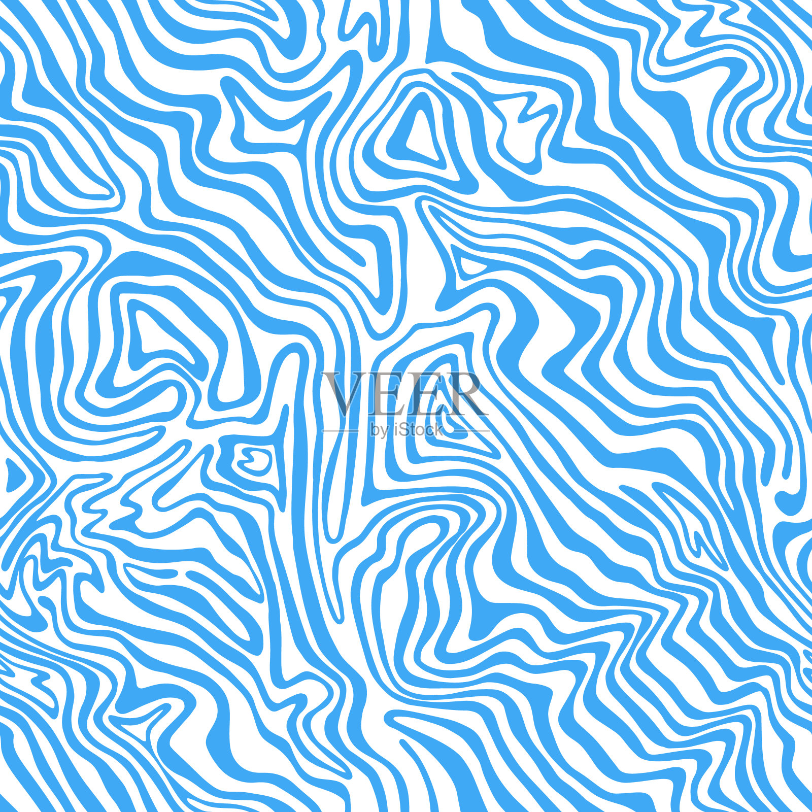 几何无缝模式。涟漪，花边，迷宫的背景。插画图片素材