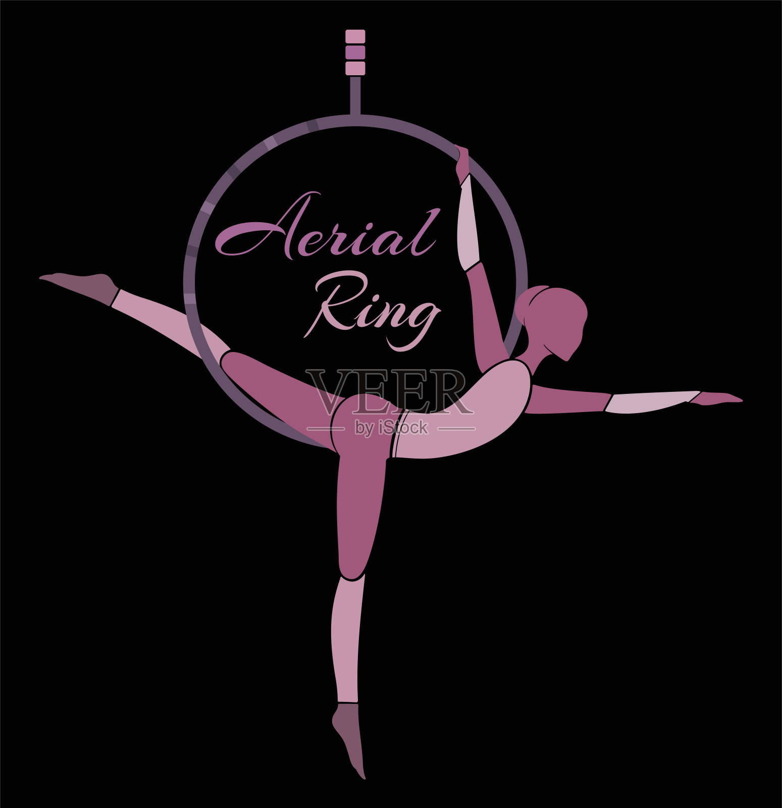 空中环插画图片素材