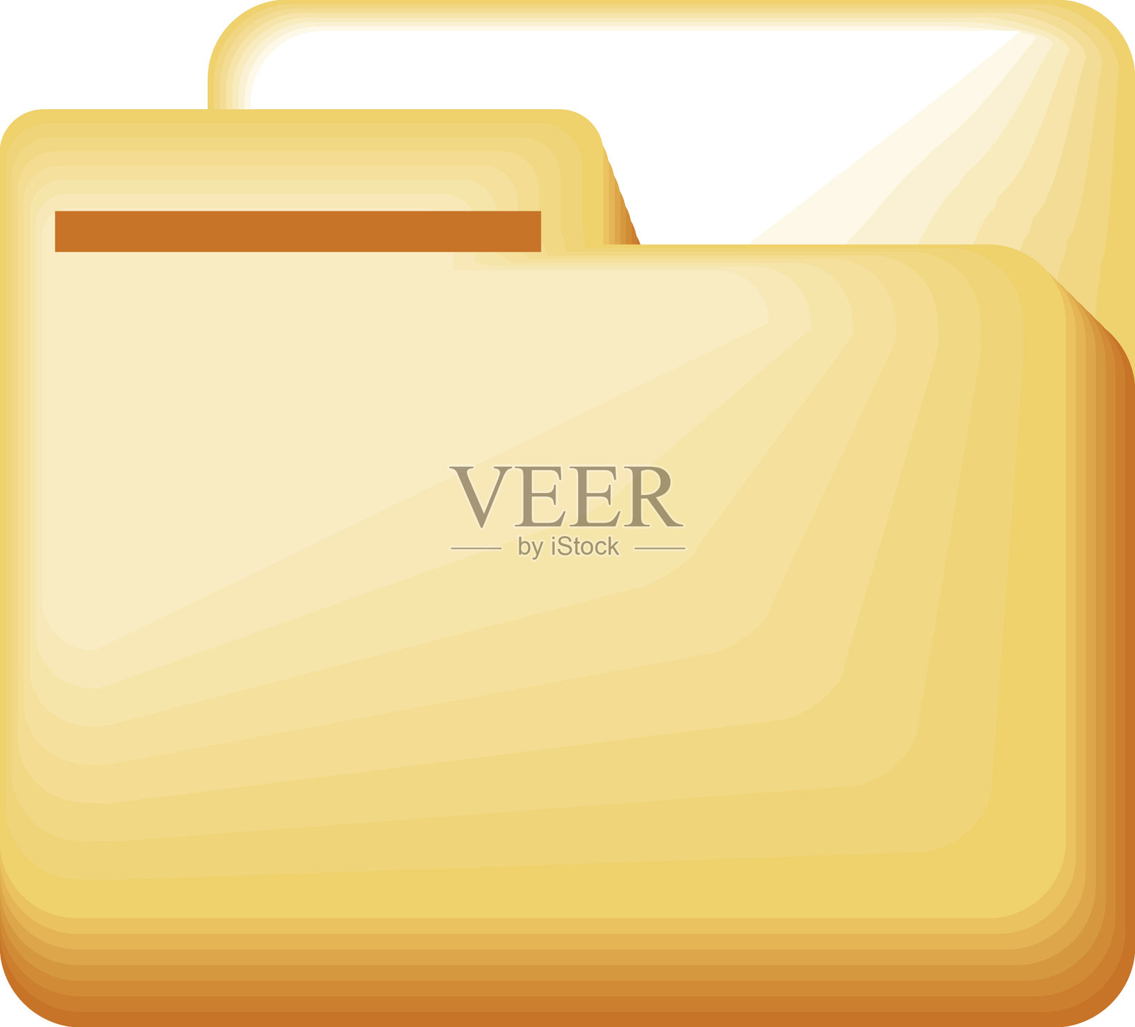 文件夹文件图标插画图片素材