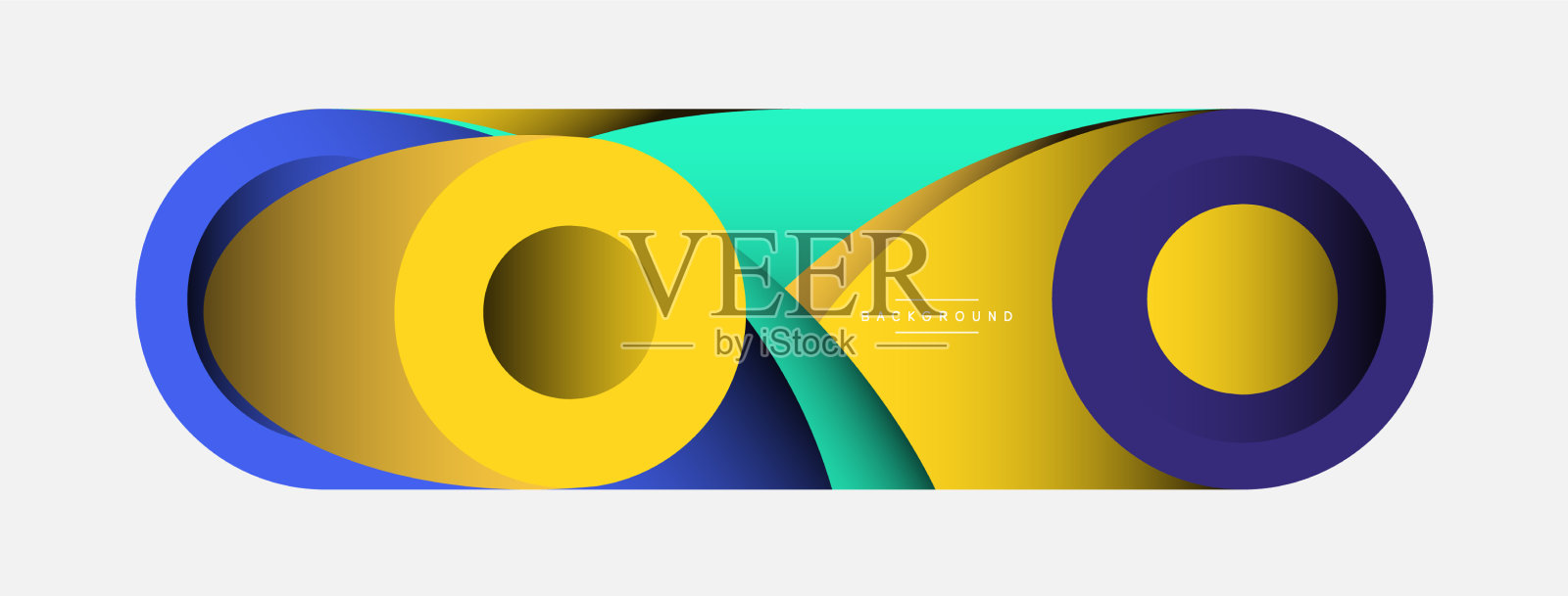 抽象背景最小几何圆和插画图片素材