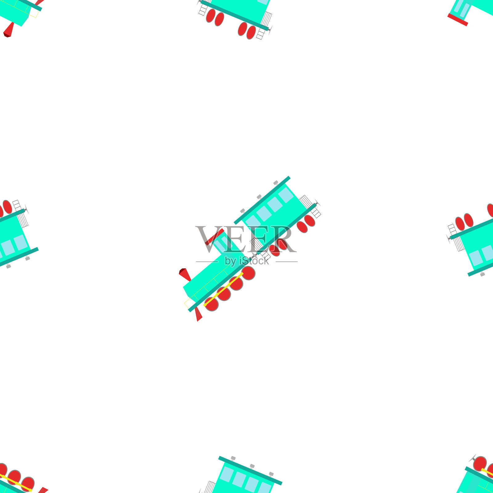 培训模式的插画图片素材