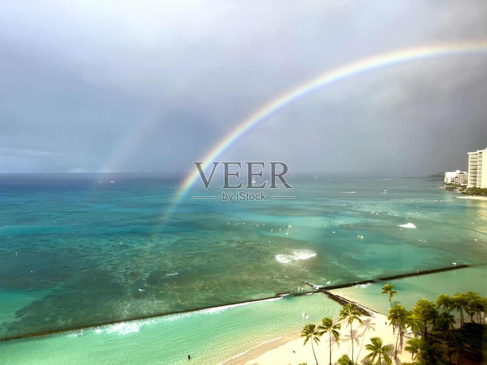 双彩虹照片摄影图片