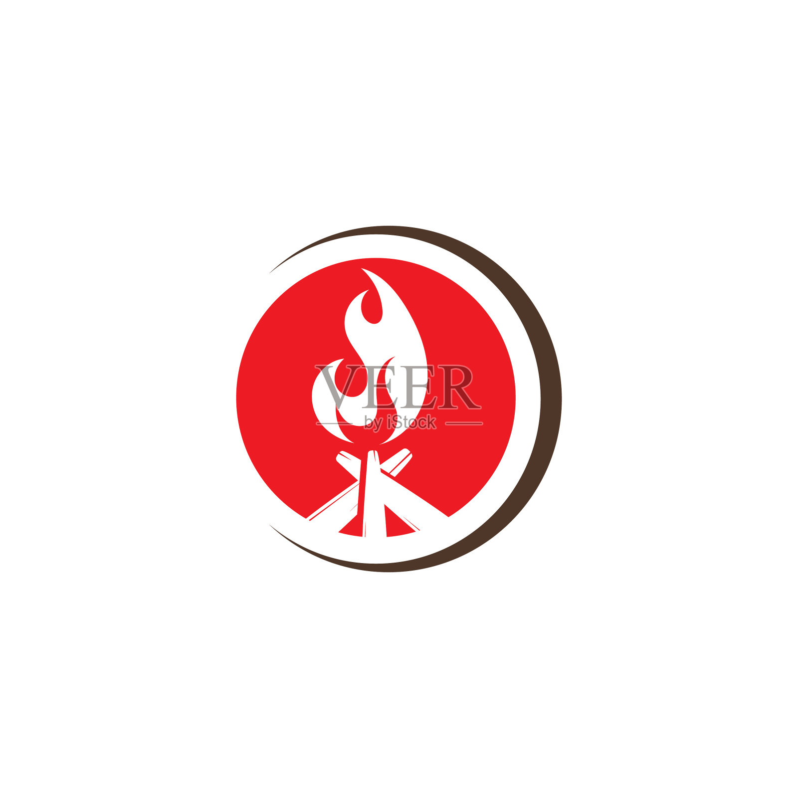 火焰设计模板图标素材