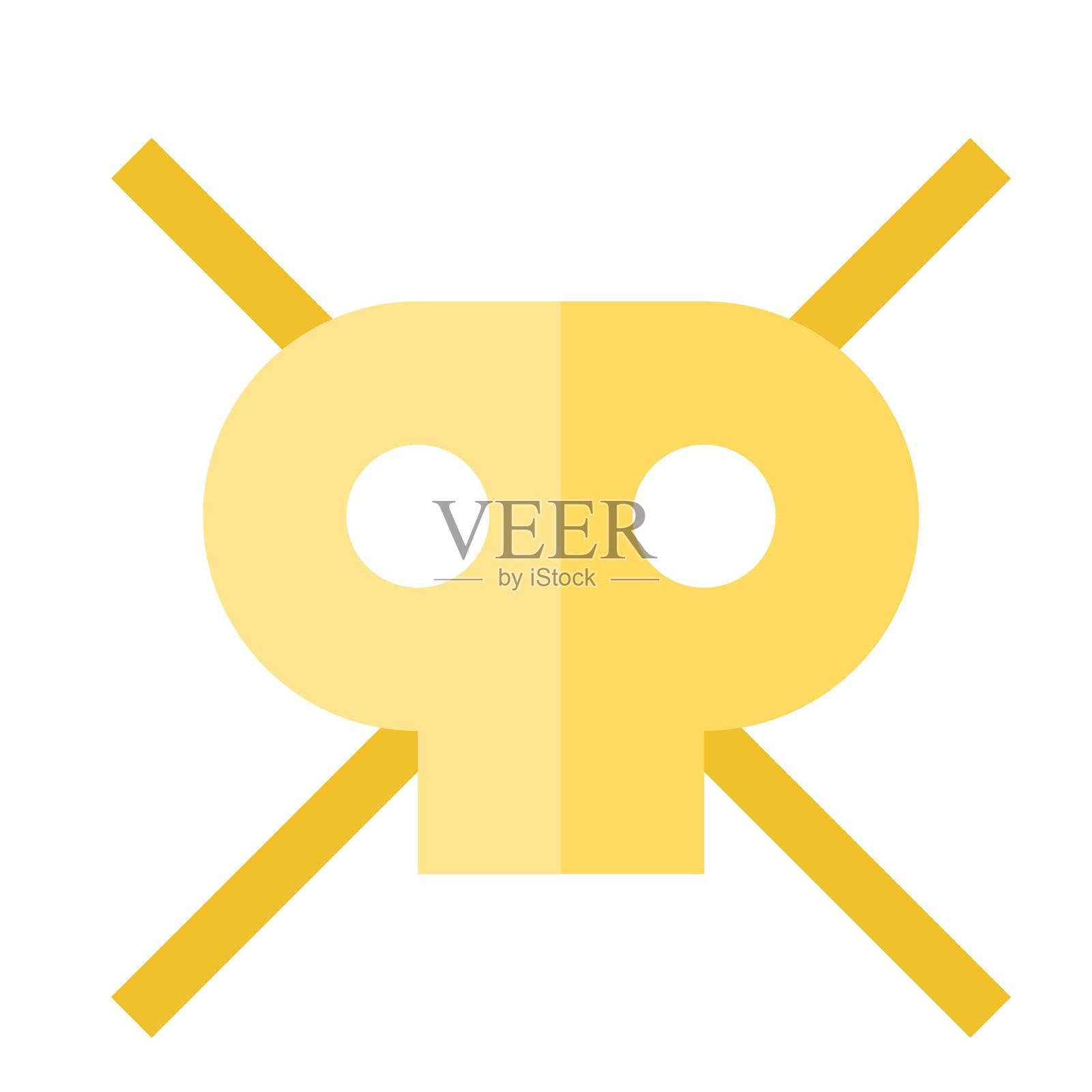 icon有毒毒品危险骷髅头图标设计元素图片