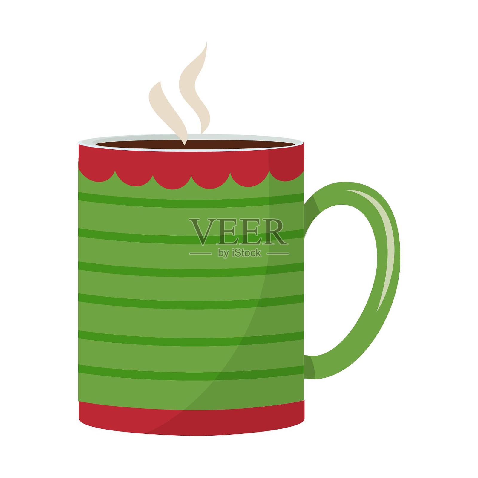 圣诞节饮品杯子热饮设计元素图片