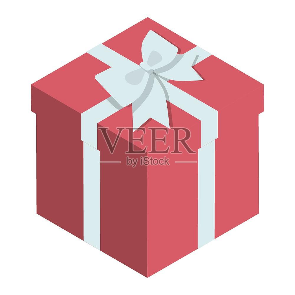 礼物礼盒礼品红色设计元素图片