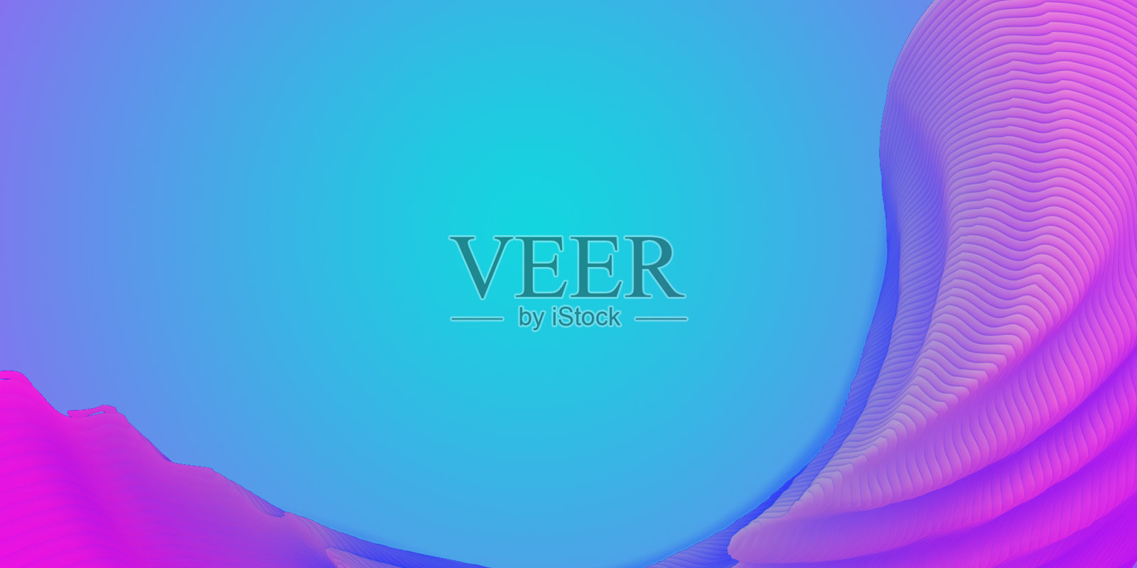 科技螺旋旋转波纹插画图片素材