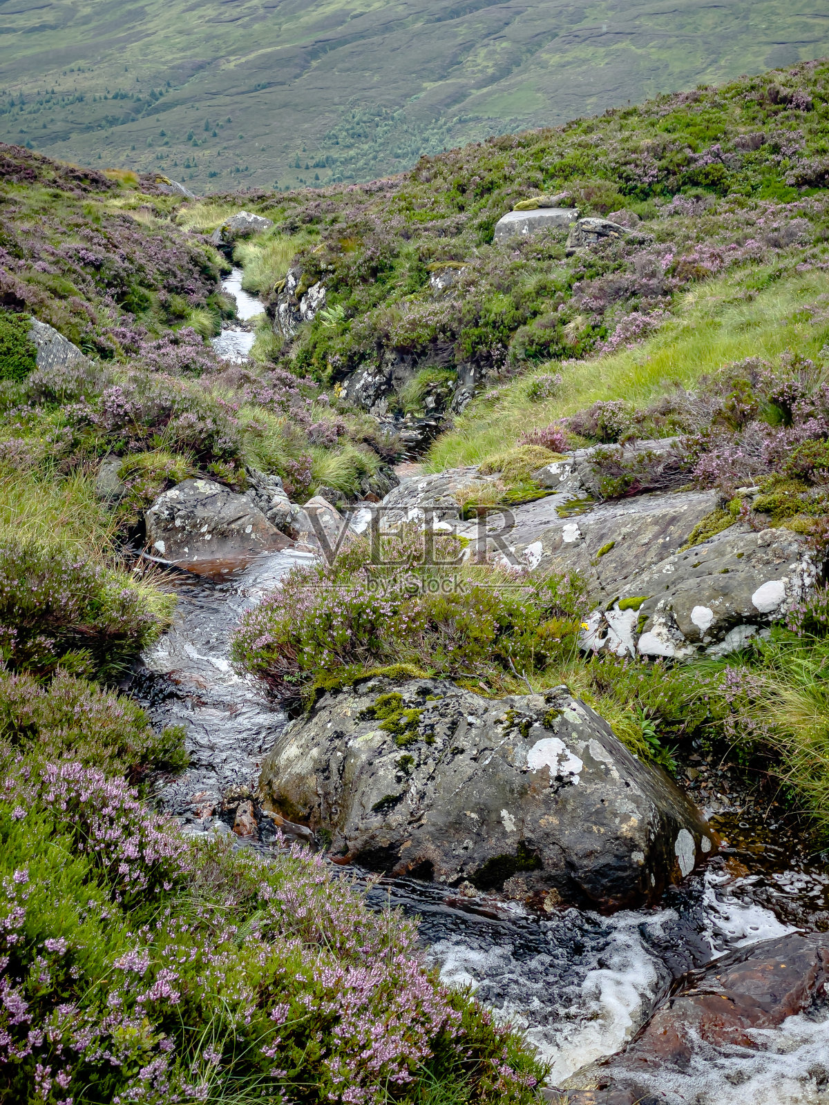 苏格兰斯特林Ben Venue的步行路线照片摄影图片
