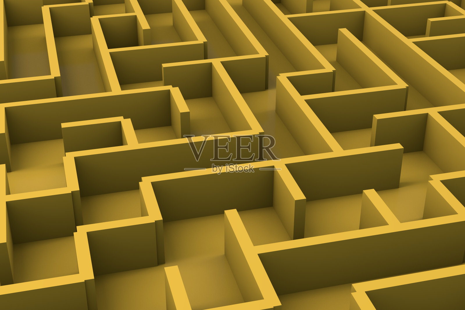 迷宫概念3D渲染照片摄影图片