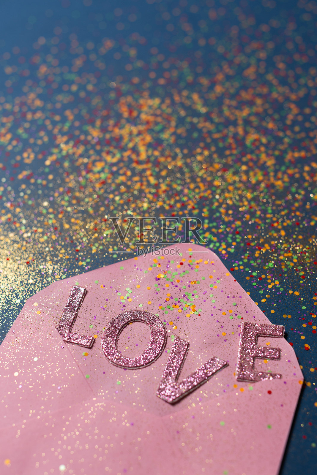 2月14日概念，情人节贺卡照片摄影图片