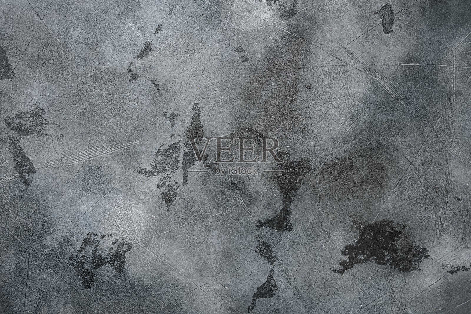 旧的垃圾黑色纹理木制背景，顶视图平铺，与文本或食物的复制空间灰色石头桌子背景照片摄影图片